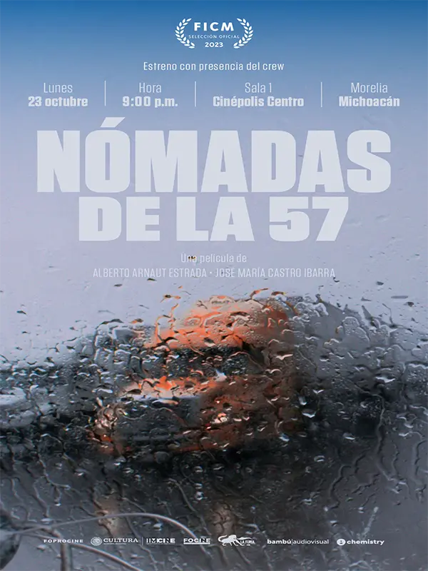 Nómadas de la 57, selección oficial, programación, por día, 19 DocsMX, 2024